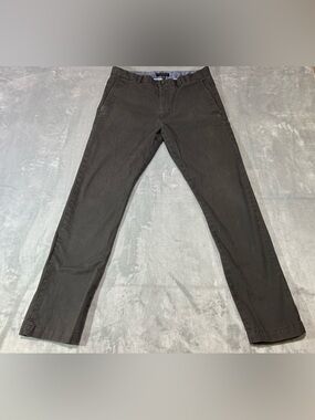 Banana Republic Blue and Black Fulton Skinny Chino Pants-34x34